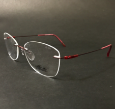 Silhouette Eyeglasses Frames 5500 BD 3040 Dynamics Colorwave Red 54-19-140 - $152.68