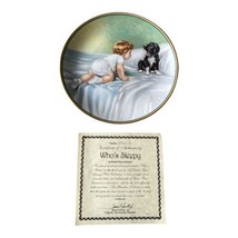 Bessie Pease Gutmann &quot;A Child&#39;s Best Friend&quot; Plate with COA &quot;Who’s Sleepy” #3 - £10.38 GBP