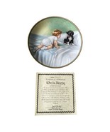 Bessie Pease Gutmann &quot;A Child&#39;s Best Friend&quot; Plate with COA &quot;Who’s Sleep... - £10.26 GBP