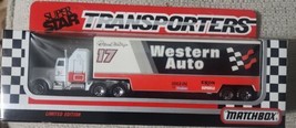 Matchbox Darrell Waltrip 1991 Transporter Western Auto 1:87 NASCAR - £14.38 GBP