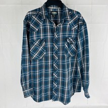 Vintage Sandy River Men&#39;s 2XLT Flannel Pearl Snap Shirt Western Heavywei... - £25.51 GBP