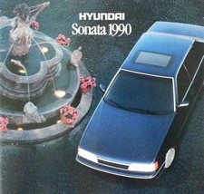 1990 Hyundai SONATA sales brochure catalog US 90 GLS - £4.76 GBP