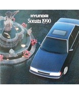 1990 Hyundai SONATA sales brochure catalog US 90 GLS - £4.72 GBP