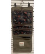Toiletry Roll Canvas Travel Bag Hook Line &amp; Sinker - $19.00