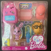 My First Barbie Story Starter School Pack Set Pets &amp; Accessories Mattel NEW - £11.03 GBP