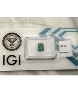 IGI sealed and certified Emerald Gemstone - authentic gems - zilver kist - €683,93 EUR
