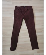 Gap Denim Skinny Jeans, Men&#39;s 32x34, Dark Red - $23.19 CAD