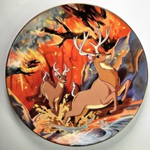 Walt Disney collector plate limited first edition 1942 Bambi Flight from Fire - $19.99
