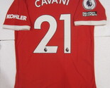Edinson Cavani Manchester United EPL Match Slim Red Home Soccer Jersey 2... - $80.00