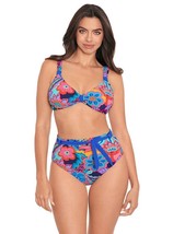 $62 Skinny Dippers Tapestry Dip High Waist Tummy Control Swim Bottom Size Small - £10.04 GBP