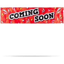96x24" Large Coming Soon Sign, Vinyl Banner for  Stores Opening Advertise - £31.23 GBP