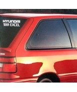 1991 Hyundai EXCEL sales brochure catalog US 91 GL GS GLS - £4.72 GBP