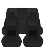Front &amp; Rear car seat covers in Leatherette fits Chevy Camaro 10-15 Cust... - $635.99