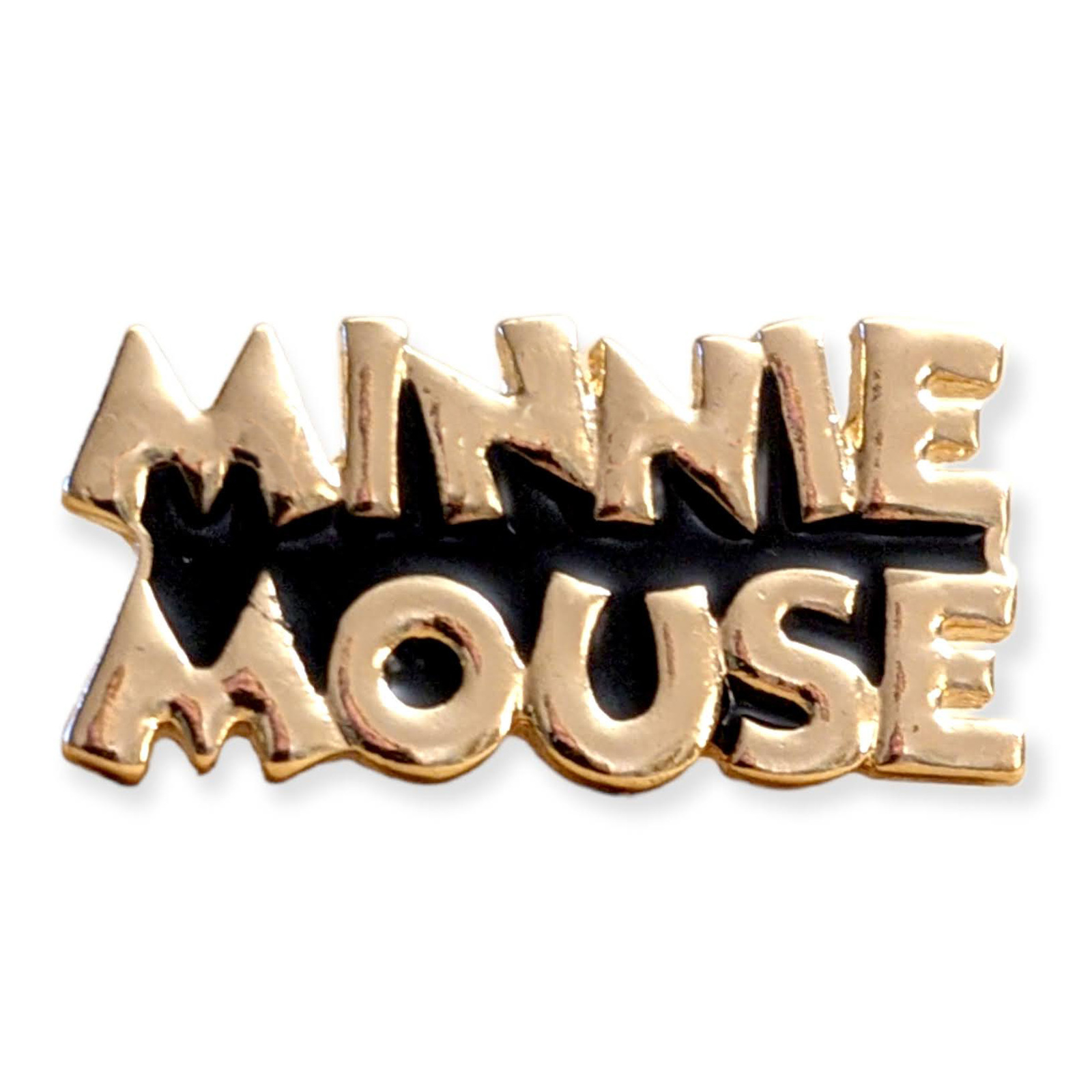 Primary image for Minnie Mouse Disne Pin: Gold Name Logo