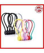Versatile Magnetic Twist Ties - Silicone Cable Managers for Home and Off... - $502.28 MXN