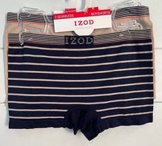 IZOD Boyshort style Panties 8 10 - £15.92 GBP