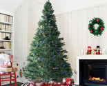 VEVOR 7.5FT Christmas Tree with 550 Multi-Color LED Lights 1346 Branch Tips - $172.99