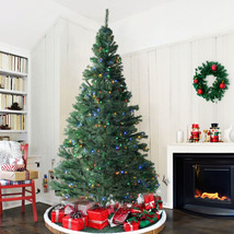 VEVOR 7.5FT Christmas Tree with 550 Multi-Color LED Lights 1346 Branch Tips - $164.99