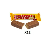 12 Coffee Crisp Chocolate Bars Full Size 50g Each NESTLE Canada FRESH DE... - $24.74