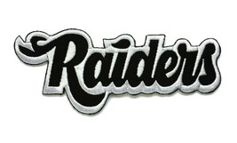 Oakland Raiders NFL Football Super Bowl Embroidered Iron On Patch 5&quot; X 2&quot; - £7.75 GBP