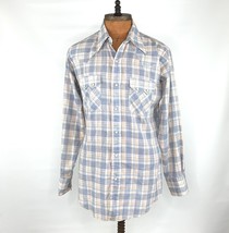 Western Shirt Mens 15.5 34 Dee Cee Pearl Cowboy Button Front Long Sleeve vtg - £19.32 GBP