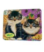 Whitman’s Sampler 3D Tin Kittens Cat Square Sunflower Duet Anne Mortimer - $222.50 MXN