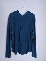 Buckle Black Long Sleeve Lightweight Striped Hoodie Men&#39;s Size XL - $145.74 MXN