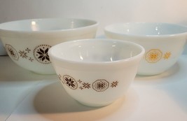 Pyrex Town &amp; Country 3 Nesting Bowls Nos. 403, 402 &amp; 401 - £70.36 GBP