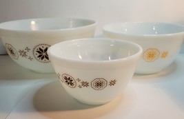 Pyrex Town &amp; Country 3 Nesting Bowls Nos. 403, 402 &amp; 401 - £70.78 GBP