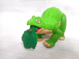 Burger King 1997 Spike Land Before Time Dinosaur Green Pull-String Toy 5&quot; - £11.52 GBP