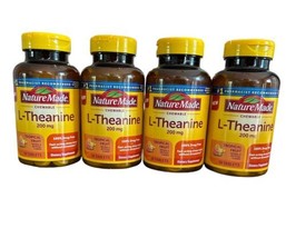 4x Nature Made Chewable L-Theanine Tropical Fruit Flavor 50 Tablets Ea E... - £37.38 GBP