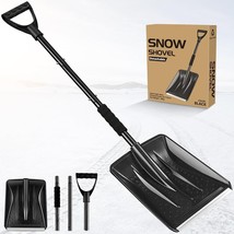Snow Shovel, 2024 New Upgrade Large-Capacity Lightweight Aluminum Portab... - £29.13 GBP