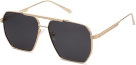 SOJOS Retro Oversized Square Polarized Sunglasses for Women and Men Vintage Shad - £20.44 GBP