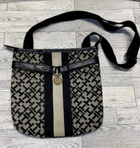 Tommy Hilfiger Black And White Crossbody Bag Adjustable Bag Purse - £8.25 GBP