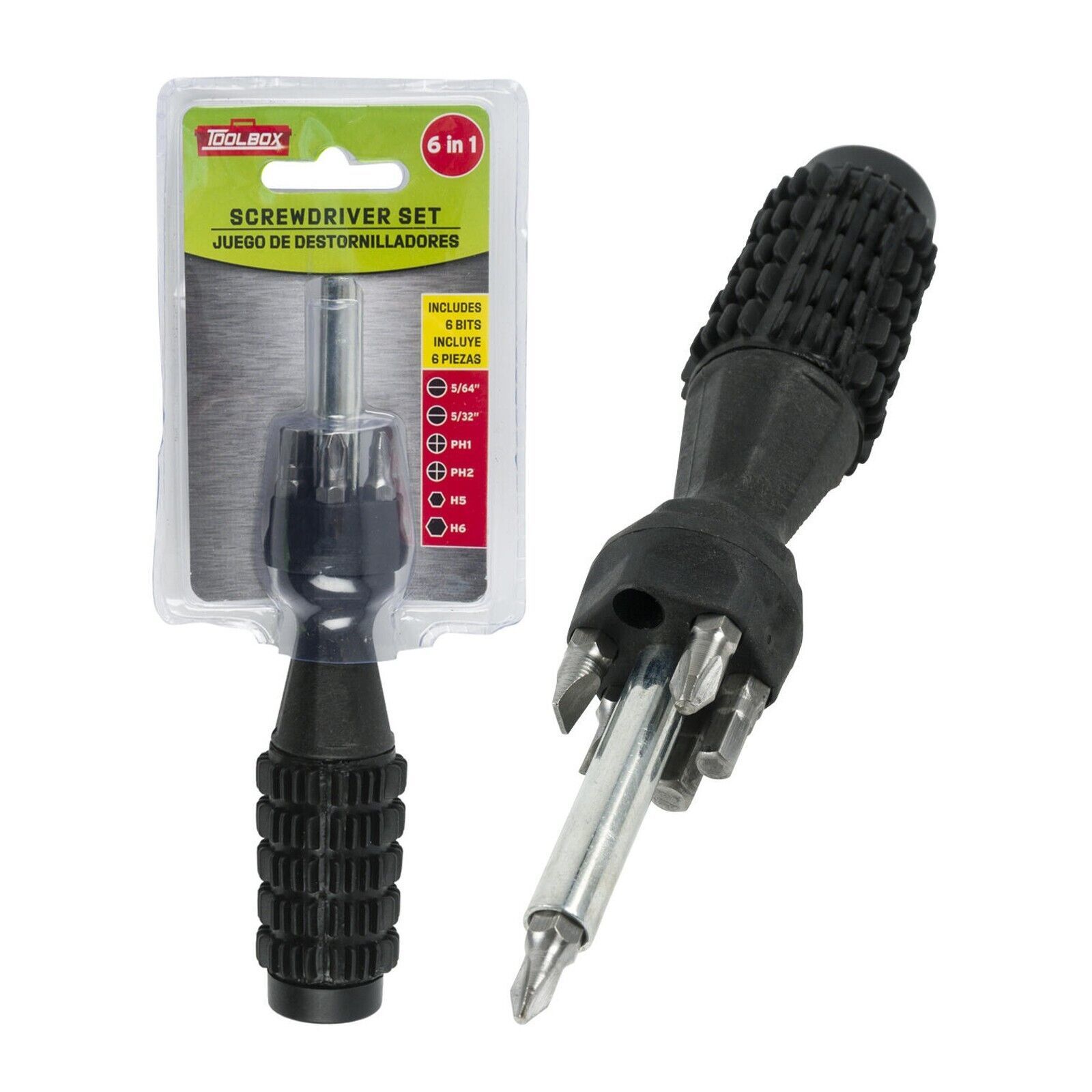 6 in 1 Multi-Head Screwdriver Set - $4.95