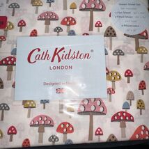 CATH KIDSTON  MINI MUSHROOMS RUSSET  4pc QUEEN SHEET SET MULTI COLOR  BNIP - $101.00
