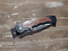 NEW &quot;GREG&quot;  Souvenir OLD ORCHARD BEACH MAINE Lock back Knife MOOSE - $9.49
