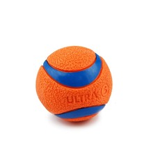 1 Pc Pet Dog Rubber Ball Toys For Dogs Resistance To Bite Dog Chew Toys Funny Fr - £9.49 GBP