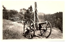 RPPC Postcard Old Abe Volcano California Cannon Since 1837 - £15.52 GBP