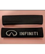 Universal Infiniti Embroidered Logo Seat Belt Cover Seatbelt Shoulder Pa... - £10.35 GBP