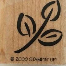 Stampin Up Rubber Stamp Leaves Leaf Flower Plant Garden Gardening Card Making - £2.39 GBP