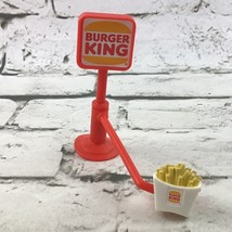 Burger King Sign Rotating French Fries Suction Cup Drive Through Toy - £7.63 GBP