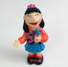 1994 Muppets Sesame Street Singer The Puzzle Place Julie Woo 2.75&quot; Mini ... - $8.90
