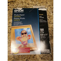 Epson S041271 100 SHEETS 8.5X11 PHOTO PAPER GLOSSY - 296649 - $70.52