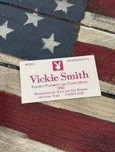 VHTF 1992 Original Anna Nicole Smith “ Vickie Smith ”  Playboy Business ... - $12,219.45 MXN