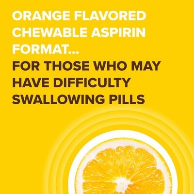1/27 Bayer Aspirin Regimen 81mg Chewable Tablets 108 Count, 36 Count (Pack of 3) Item image 4