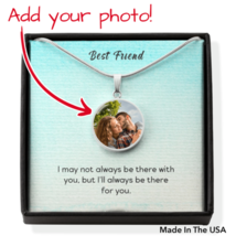 To Best Friend Personalized I&#39;ll Always Be There Stainless Steel or 18k Gold Ci - £48.19 GBP+