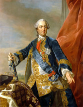 Art Giclee Printed Oil Painting Print Louis XV King of France portrait - $8.59+