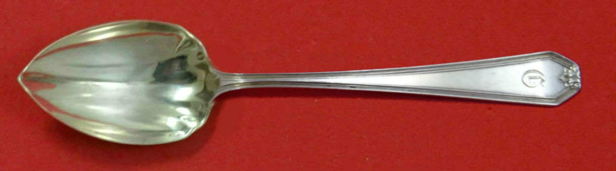 Primary image for Lady Baltimore by Whiting Sterling Silver Grapefruit Spoon Fluted Custom 5 3/4"