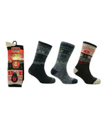 Mens Heat Machine Sherpa Lined Thermal Slipper Socks with Gripper sole, ... - £9.89 GBP